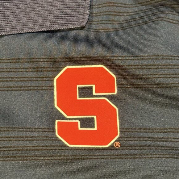 Nike Syracuse University Blue Short Sleeve Mens Dri Fit Polo Golf Shirt Size 3XL - Picture 6 of 12